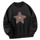thumbnail image 4 of Sudadera para Mujer Sudadera con Cuello Redondo Trajes Moda Negra Ligera Suelta XL, 4 of 8