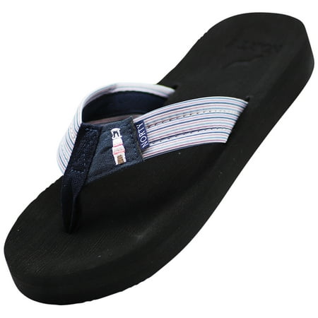

NORTY Womens Flip Flops Adult Female Thong Sandals Black Lighthouse