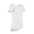 thumbnail image 1 of Theatricals Filles Coton Manches Courtes Justaucorps Blanc I N5502C, 1 of 1