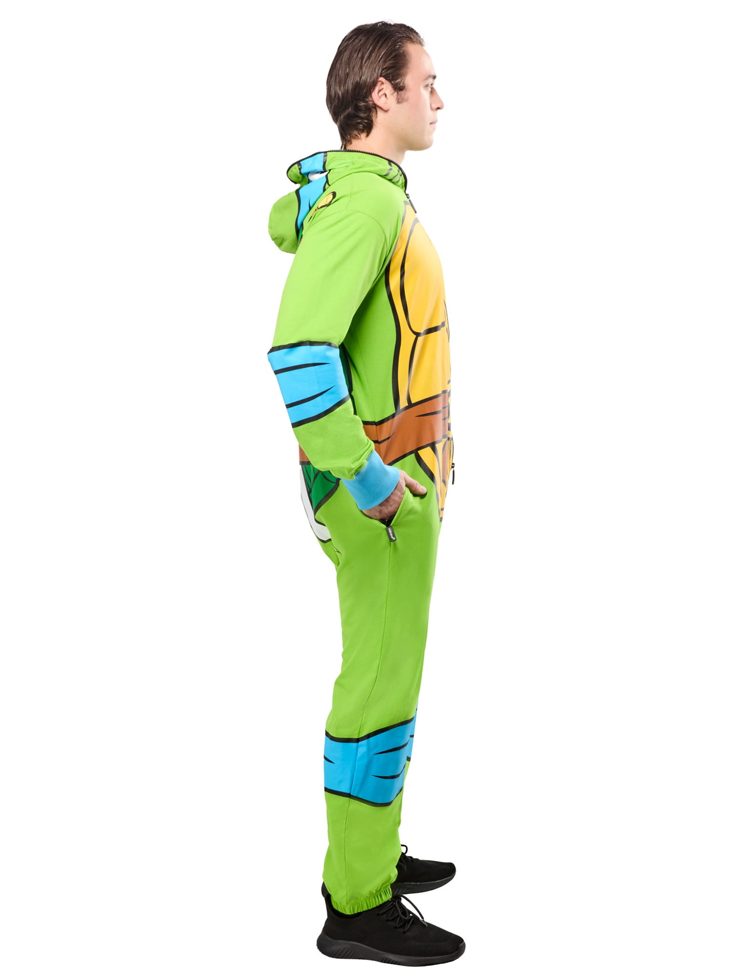 Teenage Mutant Ninja Turtles Classic Leonardo Zipsters Masked-Up Costume for Adults by Rubies, Men's