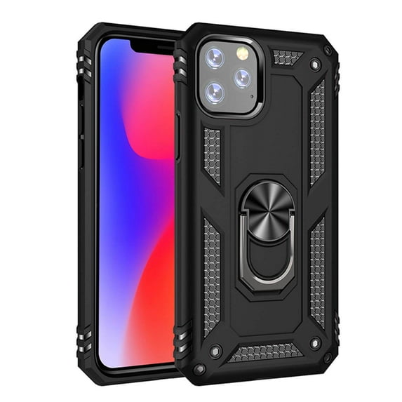 iPhone 11 Pro Heavy Duty Case with Magnetic Metal Ring