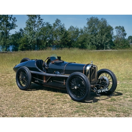 1922 Sunbeam Strasbourg 20 litre Grand Prix single seat racing car 4 cylinder twin overhead cams 4 valves per cylinder developing 88bhp Country of origin United Kingdom Poster