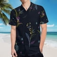 thumbnail image 5 of High Quality Hawaiian Shirts for Men Short Sleeve Aloha Beach Shirt Floral Summer Casual Button Down Shirts Blouses IJK35E, 5 of 7