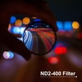 thumbnail image 3 of Uxcell ND2-400 Lens Filter Variable Neutral Density Lens Filter 40.5mm Circular ND Filter Grayscale Filter 2 Pcs, 3 of 8