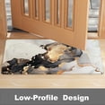 thumbnail image 4 of Front Door Mat, 30"x17" Marble Style Indoor Outdoor Welcome Mat, Heavy Duty Low Profile Anti-Slip Entryway Rug for Home Entrance, Floor, Patio Entry & Mud Room, Gray Gold Marble Decor Doormat, 4 of 6