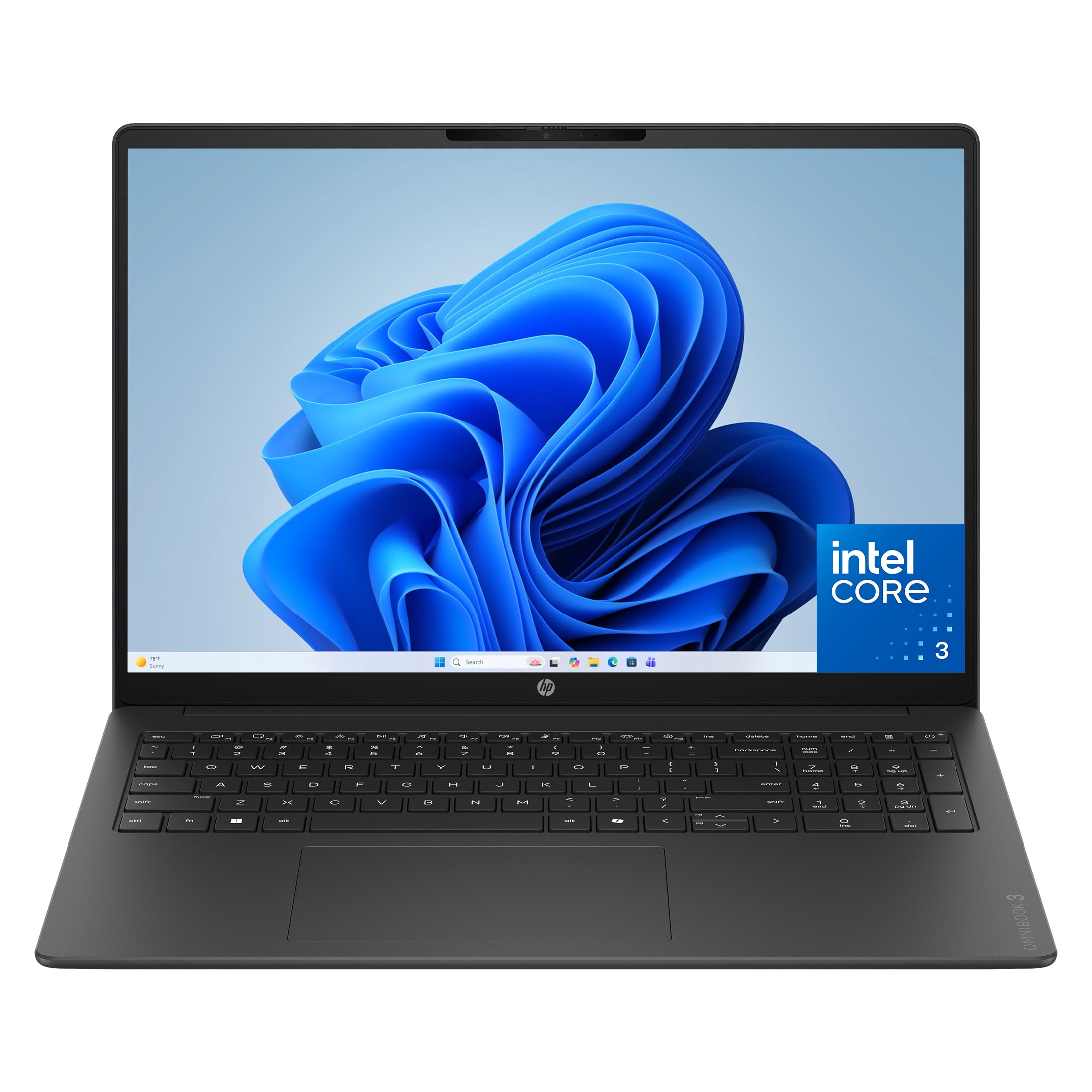 HP OmniBook 3 16 inch 2K IPS Windows Laptop Intel Core 3 N355 8GB