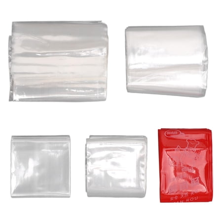 LAZIOEGR 5‑Pack Heat‑Resistant Food‑Grade Plastic Sausage Casings – Inedible, Non‑Toxic, Ideal for Ham & Sausage Making