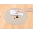 thumbnail image 3 of Unique Bargains Set of 6 PU Placemats for Kitchen Beige 15*15in, 3 of 7