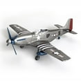 thumbnail image 3 of Modelo de Avión de Montaje 4D perfecl 1:48 Gris Brillante, 3 of 8