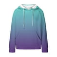 thumbnail image 4 of Makaor Cute Hoodies for Women Sweatshirt with Pockets Long Sleeve Pullover Tops Drawstring Casual Clothes, 4 of 5