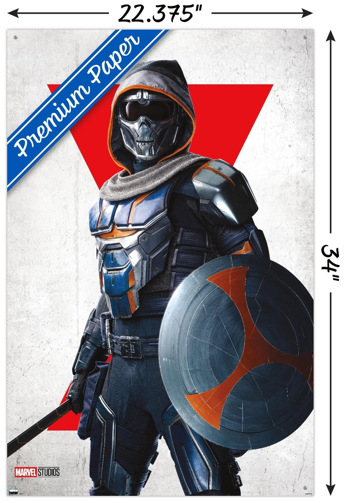 Marvel Black Widow - Taskmaster One Sheet Wall Poster with Pushpins, 22.375" x 34"