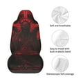 thumbnail image 4 of JUNZAN Red Gothic Skeleton Throne Pattern Seat Covers,Universal Fit Sedans,Cars,Vans,SUV,Truck, 4 of 5