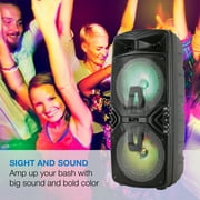 iLive Wireless Tailgate Party Speaker with FM Radio, ISB310B, Black
