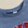 thumbnail image 6 of Kaprioy My First 4th of July Baby Boy Outfit Boys Outfit Kids Baby Boys Short Sleeve Flag Embroidery T Shirt Shorts Set Toddler Boy Summer Clothes, 6 of 8