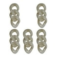 thumbnail image 1 of 5 piezas de conectores de eslabones de decoración de cadena de eslabones de acrílico grueso para monedero, bolso, , bolso, llavero de hombro, Blanco perfecl Cadena de anillos de enlace, 1 of 8