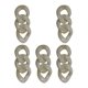 thumbnail image 1 of 5 anillos de acrílico gruesos para unir cadenas, conectores de cadena curva para monederos. Blanco, 1 of 8