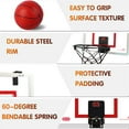 thumbnail image 3 of JBeeCtrl Indoor Basketball Hoop for Kids Mini Hoop over the Door with Electronic Scoreboard Wall Mounted Basketball Hoops for Kids Basketball Toy Gifts for Kids, 3 of 8