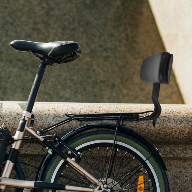 OUNONA scooter seats with backrest Bike Seat Saddle Backrest Black Durable 1Set