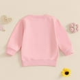 thumbnail image 4 of Bnwani Toddler Sweatshirt Cotton Crew Neck Long Sleeve Sweatshirt Hearts Printed Pullover, 4 of 4