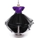 thumbnail image 3 of Vestido de niña Vestido de princesa Vestido de pasarela con cola Vestido de malla peluda con lentejuelas para niña de tamaño mediano, 3 of 6