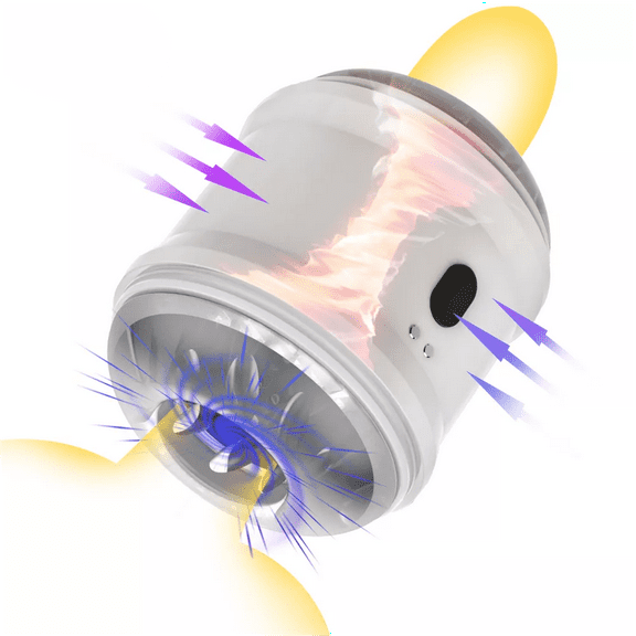 TLUDA 10 Modes Automatic Male Masturbator Cup Thruster Adult Sex Toys Male Stroker Vibrators ,White