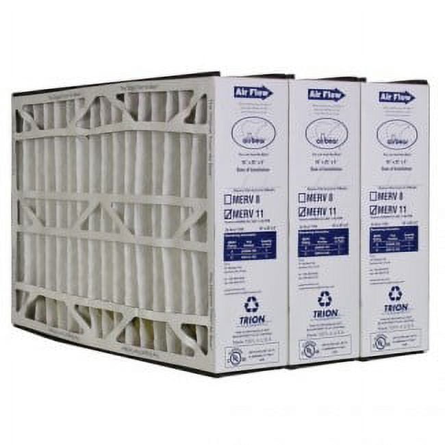 Filtre à Air Trion 255649-101 – Média MERV 8, 16x25x3 Pouces (Air Bear)