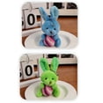 thumbnail image 6 of Stuffed Bunny Set Multi Color 12 Pack 4.7 Inch Easter Gifts, 6 of 9