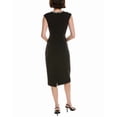 thumbnail image 2 of Badgley Mischka womens  Solid Cocktail Gown, 16, Black, 2 of 3