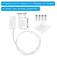 thumbnail image 2 of Unique Bargains Magnetic Reed Switch, 10 Sets NC Magnetic Contact Switch for Door Window, White, 2 of 5