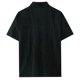 thumbnail image 4 of Blusa y camisa de manga corta con cuello vuelto Camisa de verano de color liso de manga corta para hombre Camisa holgada de media manga que no necesita planchado Top/camisa de manga corta con solapa T, 4 of 5