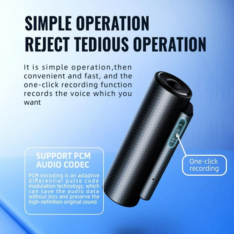 Mini Voice Activated Recorder, 32GB Super Long 500 Hours Recording