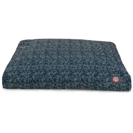 Majestic Pet Tribal Rectangle Dog Bed - Navy Blue - XL