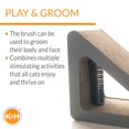 thumbnail image 3 of K&H Pet Products Creative Kitty Scratch, Ramp and Groom Cat Scratcher Cardboard 9.5 X 19.5 X 15 Inches, 3 of 7
