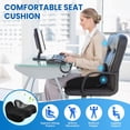 thumbnail image 4 of Cojín de asiento CushZone Memory Foam, tamaño XL, negro, 4 of 7