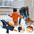 thumbnail image 4 of Shark Snowball Clip Launcher - Winter Outdoor Snowball Toy, Durable Plastic Snowball Maker, Easy-to-Use Snow Clip for Snowball Fights & Winter Fun, Perfect for Cold Weather Activities, 12*4*3in, Navy, 4 of 8