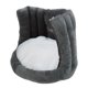 thumbnail image 3 of Chair Cushion Comfort Semi Enclosed Seat Cushion Pad for Office Backrest Chair Home Sofa Floor Grey, 3 of 5