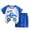 a124-Blue, variant on HCNTES Boy's Short Set 2 Piece Crewneck T-Shirt and Short Outfits Summer Casual Sets for Kids(2-3 Years,a126-Light Blue)