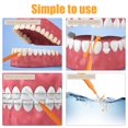 thumbnail image 5 of ACDANC 2026 New 100Pcs Braces Brushes Interdental Cleaning Brushes Portable Toothpick Brushes for Home Travel Office, 5 of 7