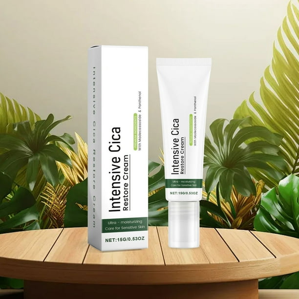 Crema facial hidratante para pieles secas y sensibles | Cuidado de la piel facial ligero | Antienvejecimiento, Nutritivo, Calmante, Barrera reparadora, Ingredientes naturales | Tarro de 15g | Uso
