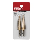 Hyper Tough 2-Piece Titanium Coated Step Drill Bits