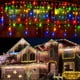 thumbnail image 1 of Decoración de Navidad 2023 Led Luces de carámbano al aire libre Año Nuevo 2024 Fairy Light Street Garland en la casa Droop 0.5 / 0.6 / 0.7M Festón impermeable para Navidad / Navidad / Boda / Decoració, 1 of 4