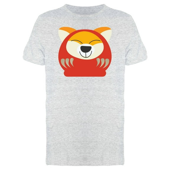 Happy Daruma Dog Doll T-Shirt Men -Image by Shutterstock, Male Small