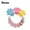 Pink, variant on Soft Teether Rattle Sensory Device, Multi Texture Chew Safe Material, Sound Shake Coordination Development Toy, Grip Training Soothing Comfort Sy, Early Motion Skill Practice Tool