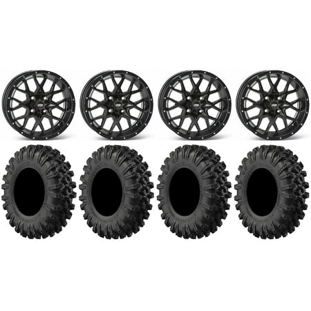 ITP Hurricane 14 Wheels Black 30 MotoRavage XL Tires Polaris RZR XP 1000 / PRO XP / Ranger XP 900/1000 ITP Hurricane 14 Wheels Black 30 MotoRavage XL Tires Polaris RZR XP 1000 / PRO XP / Ranger XP 900/1000