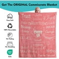 thumbnail image 5 of Get Well Soon Blanket - Healing Blanket with Inspirational Words,Blanket Gifts for Women and Men, Feel Better Gifts, Comfort Blanket with Positive Messages, Cozy Hug Blanket Queen 90"x90", 5 of 5