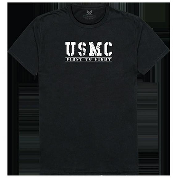 First 2 Military Graphic T-shirts, Black - 2XL