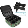 thumbnail image 4 of FORMRS Travel Makeup Bag Large Capacity Train Case Cosmetic Organizer with Adjustable Dividers, Christmas Cookies, 4 of 8