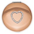 thumbnail image 1 of Gold Tone Austrian Crystal Mirror Personal Care Compact, 1 of 5