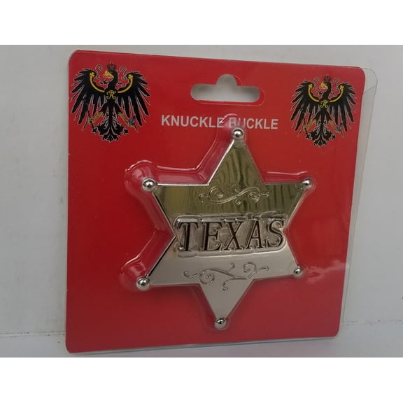 Texas Ranger Lone Star Belt Buckle