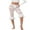 White, variant on Rdhnmea Women Lace Ruffle Capri Leggings Sheer Mesh See Through Pants